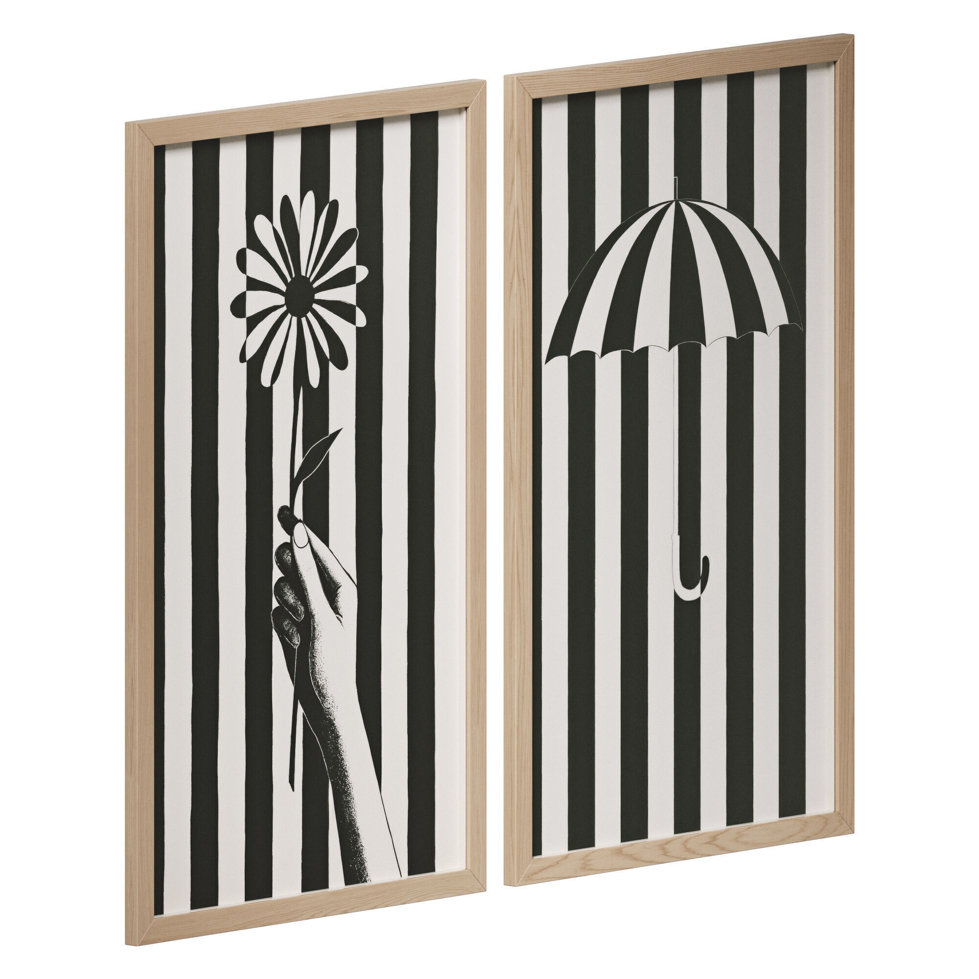 Wall Art Painting 001 3D model_3