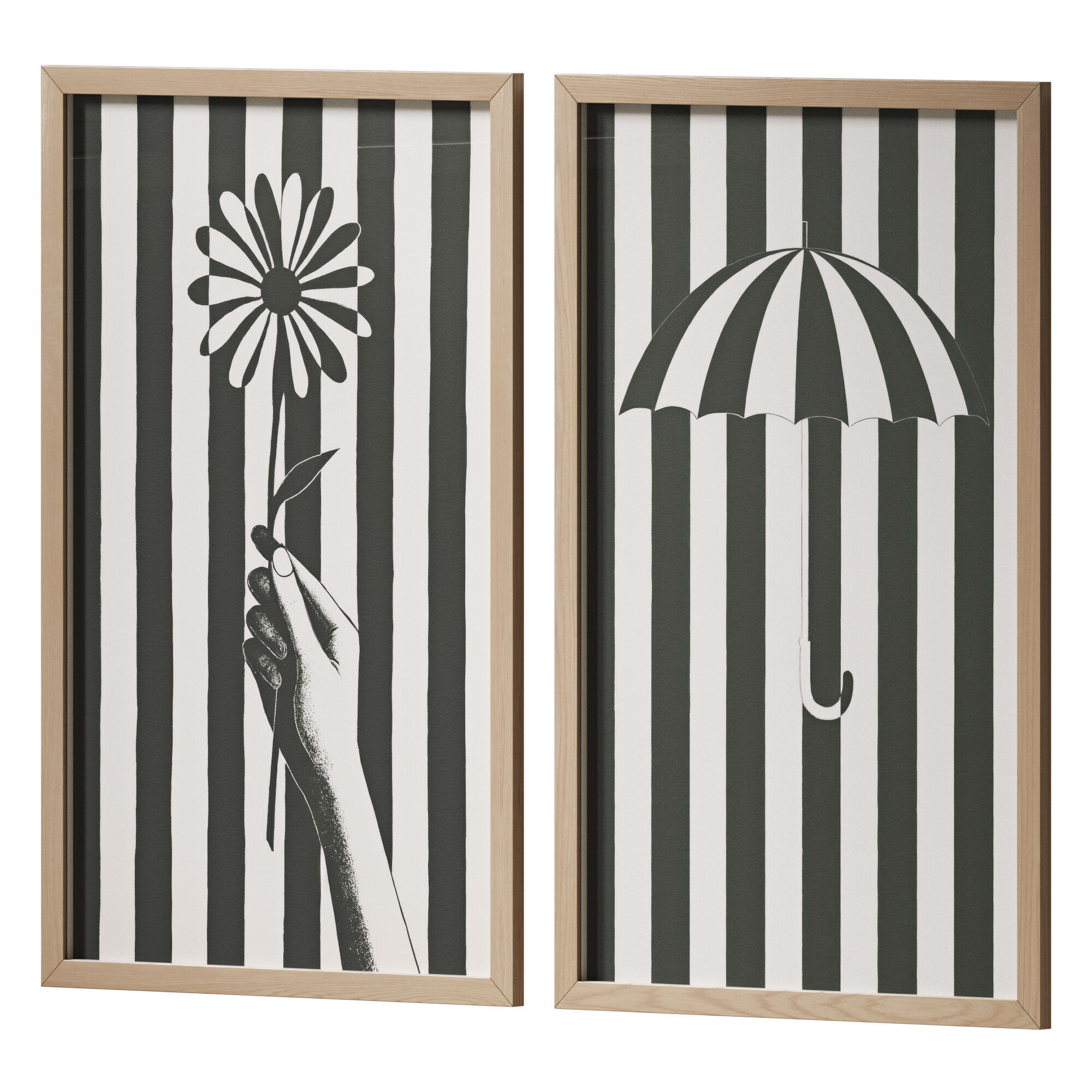 Wall Art Painting 001 3D model_2