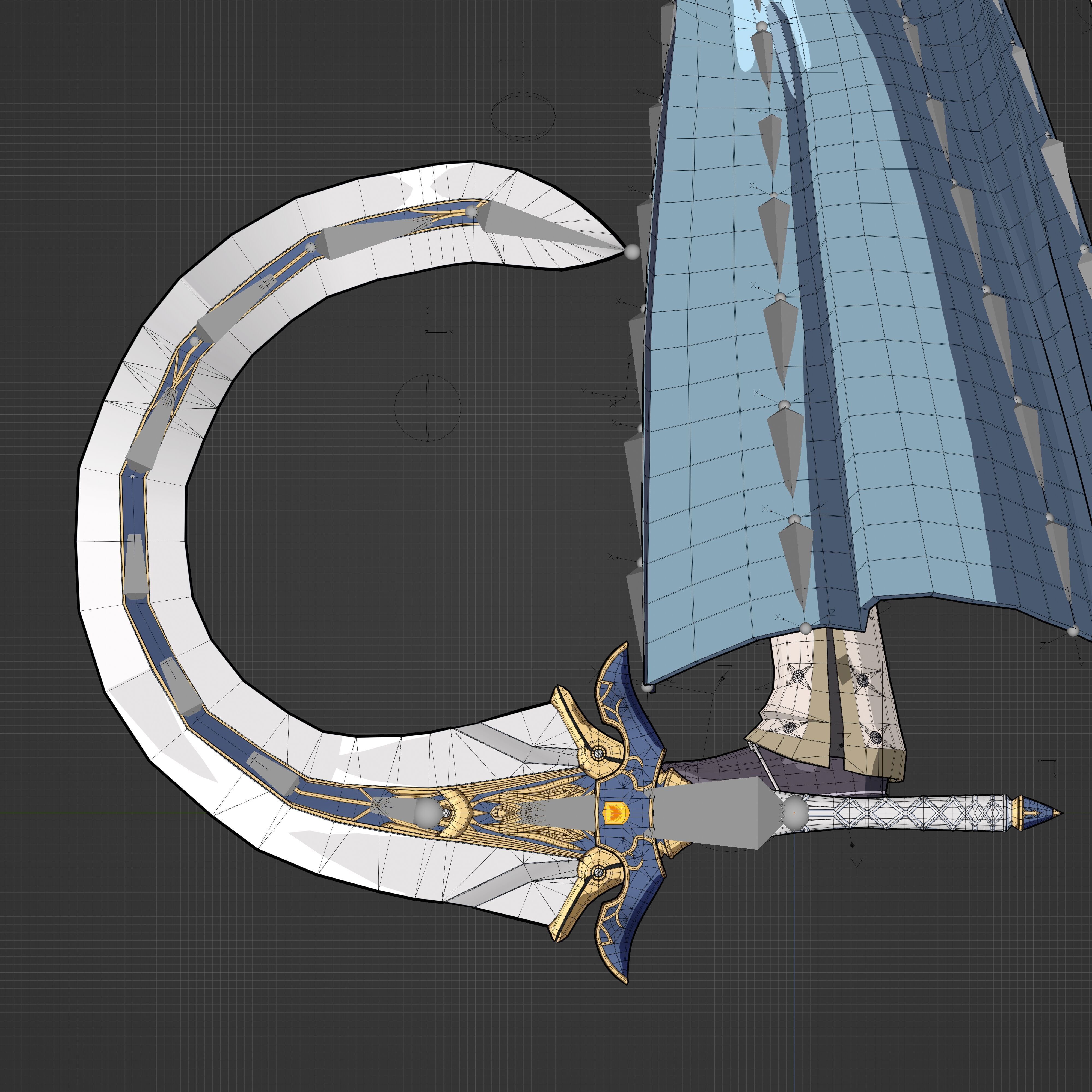 Victor S Arseid Low-poly 3D model_13