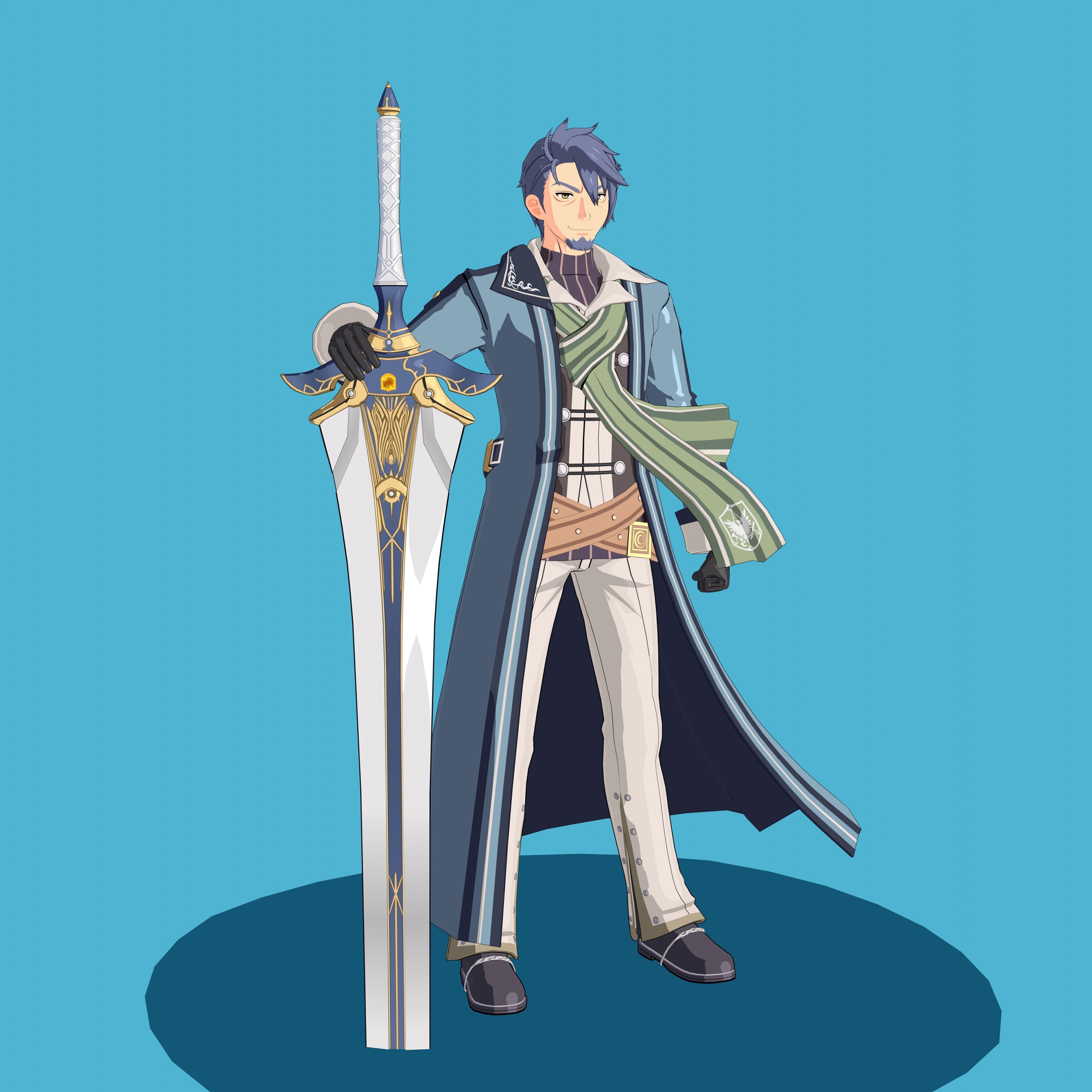 Victor S Arseid Low-poly 3D model_3