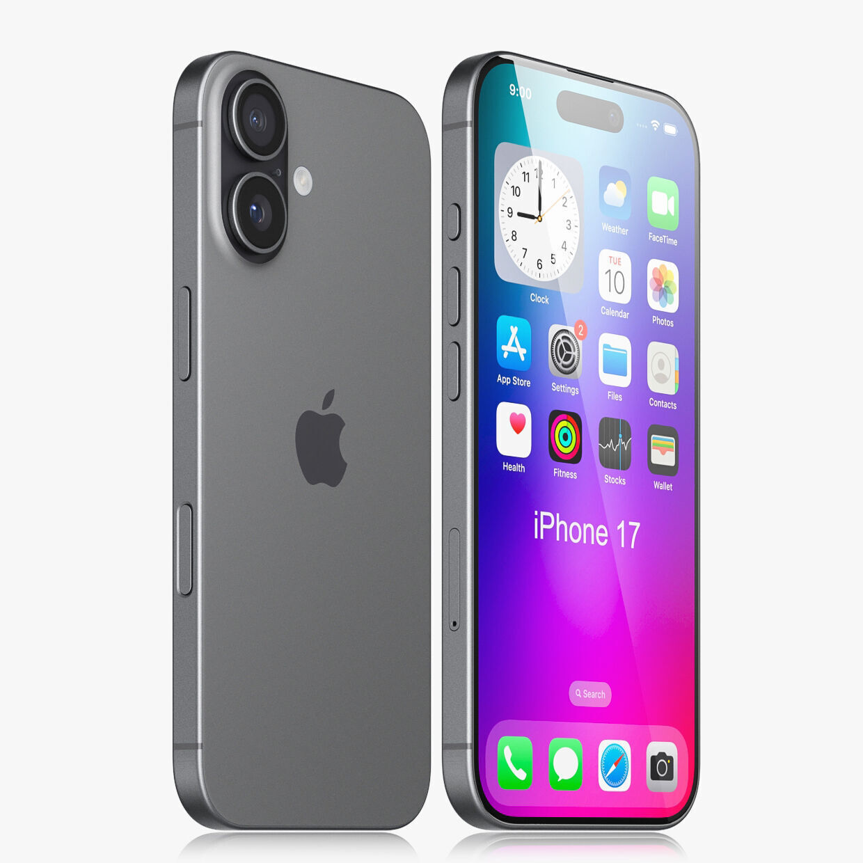 Apple iPhone 17 v2 3D model_1