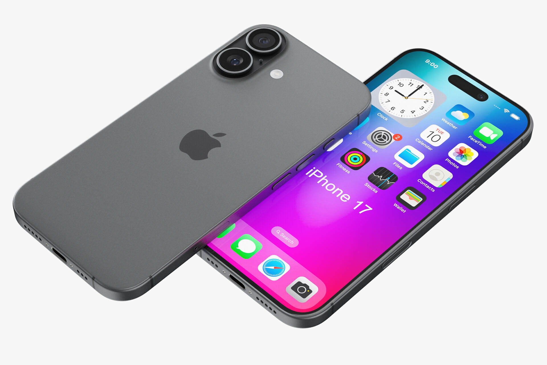 Apple iPhone 17 v2 3D model_7