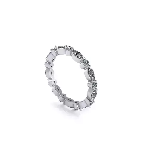 Marquee Wedding Ring 3D print model