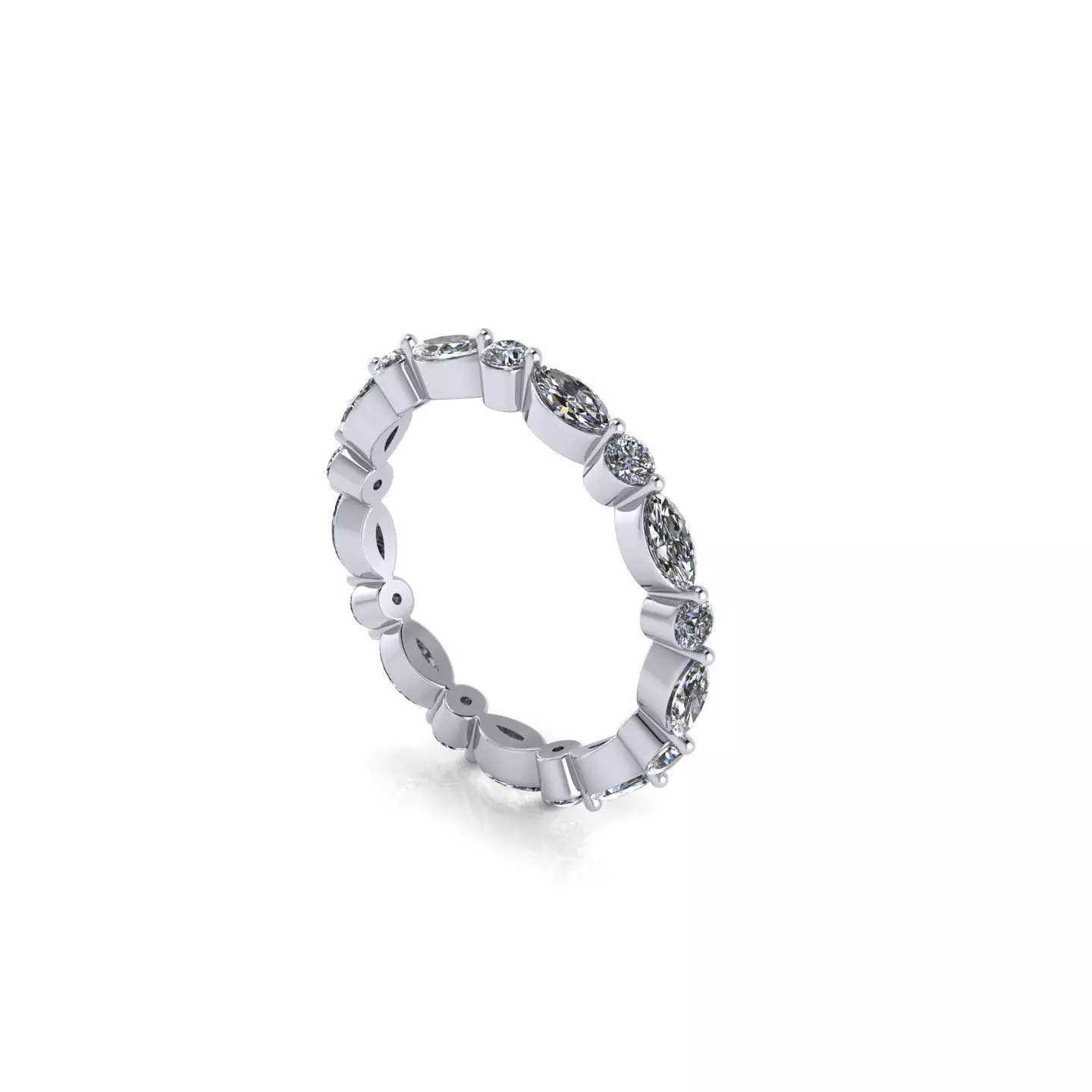 Marquee Wedding Ring 3D print model