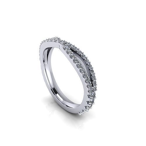 Solid Love Wedding Ring 3D print model