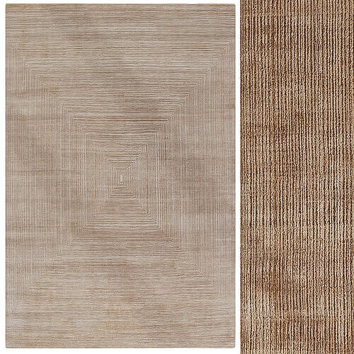 Sama Wool Rug By Rh 3D model