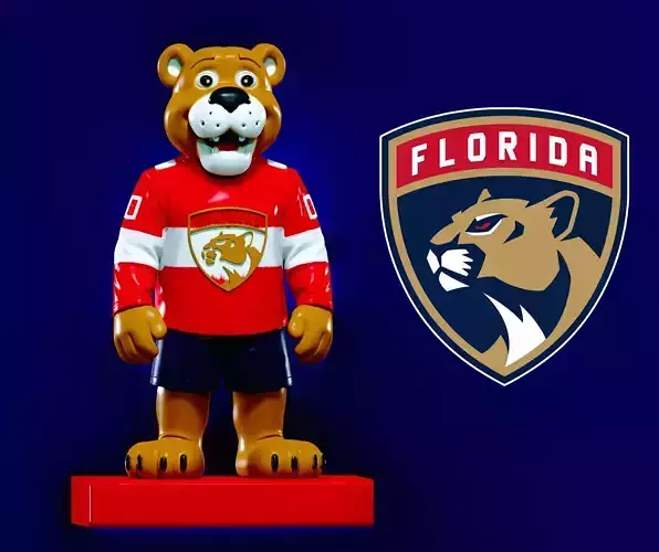 NHL - Stanley C Panther mascot - Florida Panthers hockey  3D print model
