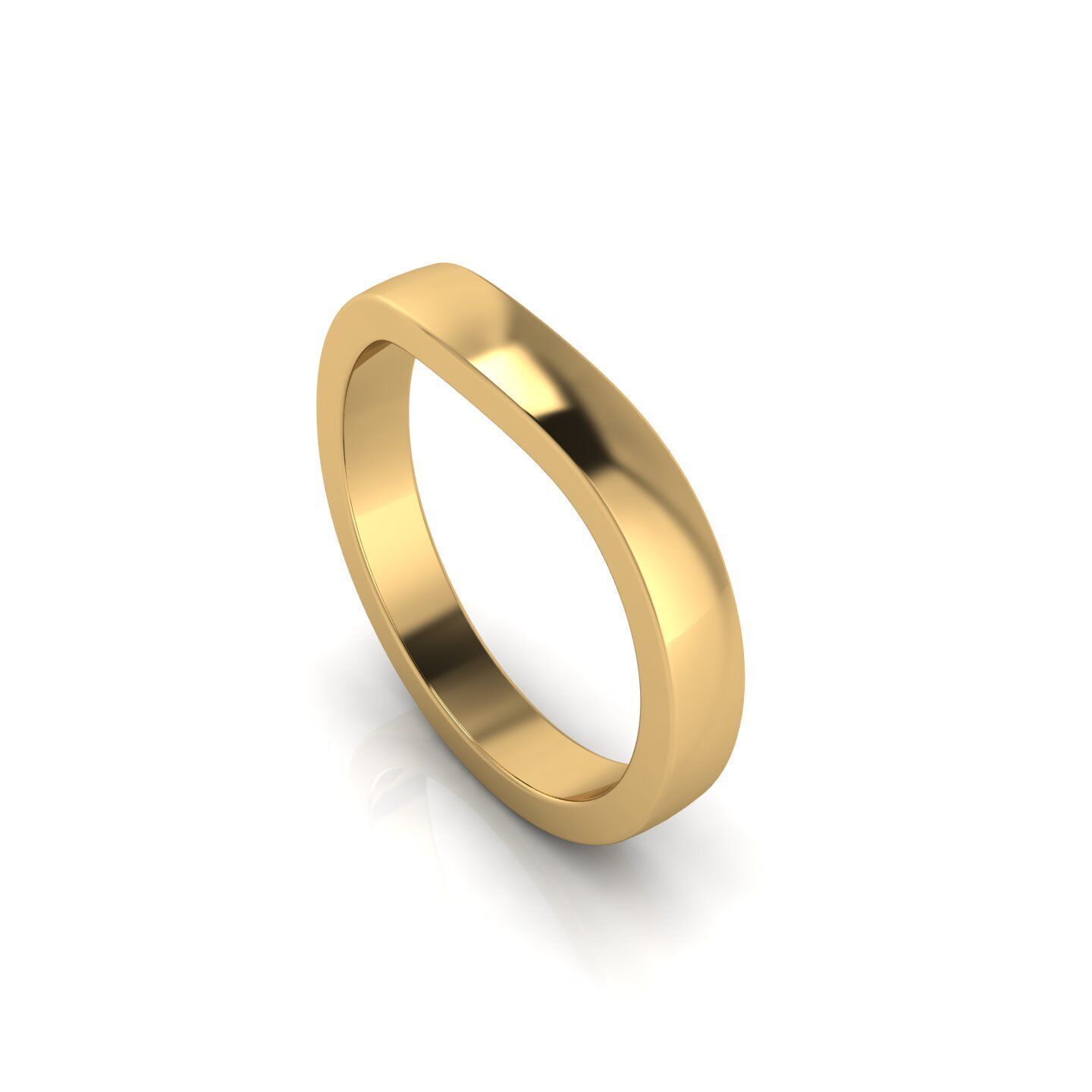 Solitaire Diamond Wedding Ring  3D print model_1