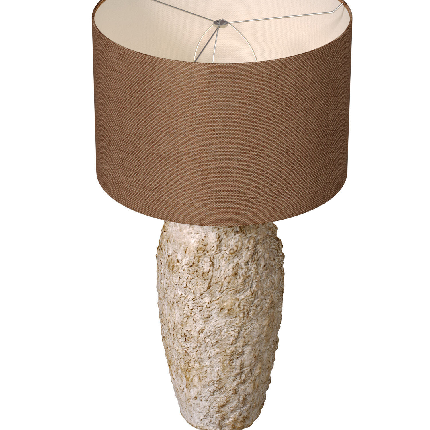 ROHLD Rustic Aged Provence Country Nightstand Table Lamp 3D model_1