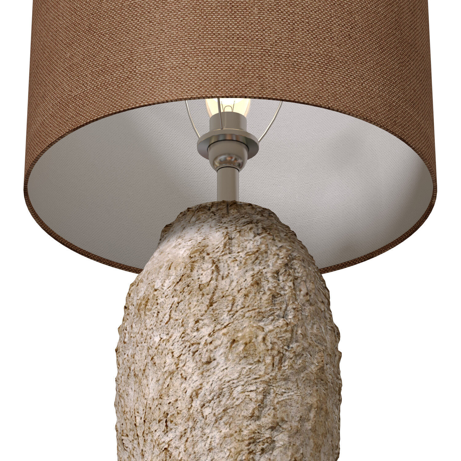 ROHLD Rustic Aged Provence Country Nightstand Table Lamp 3D model_3