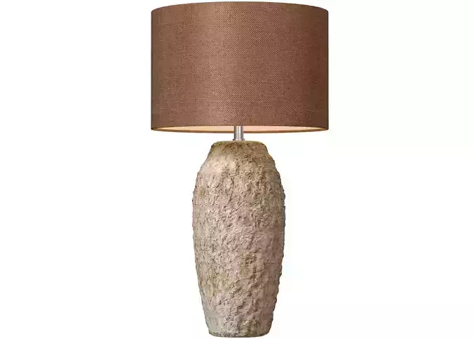 ROHLD Rustic Aged Provence Country Nightstand Table Lamp