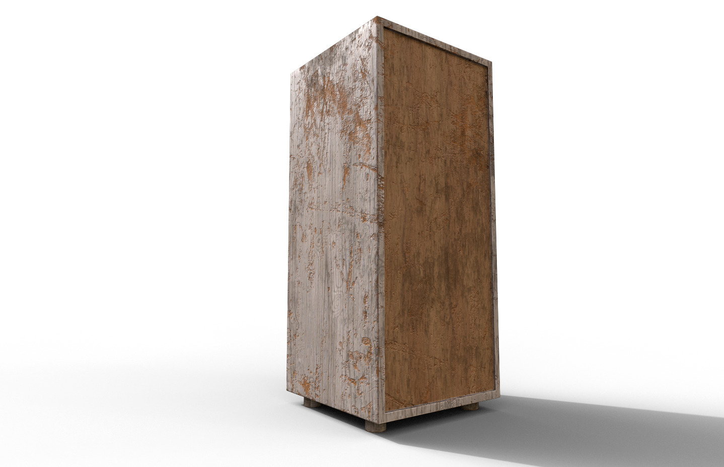 Old Modern Furniture 3D Model Terror Low-poly 3D model_3