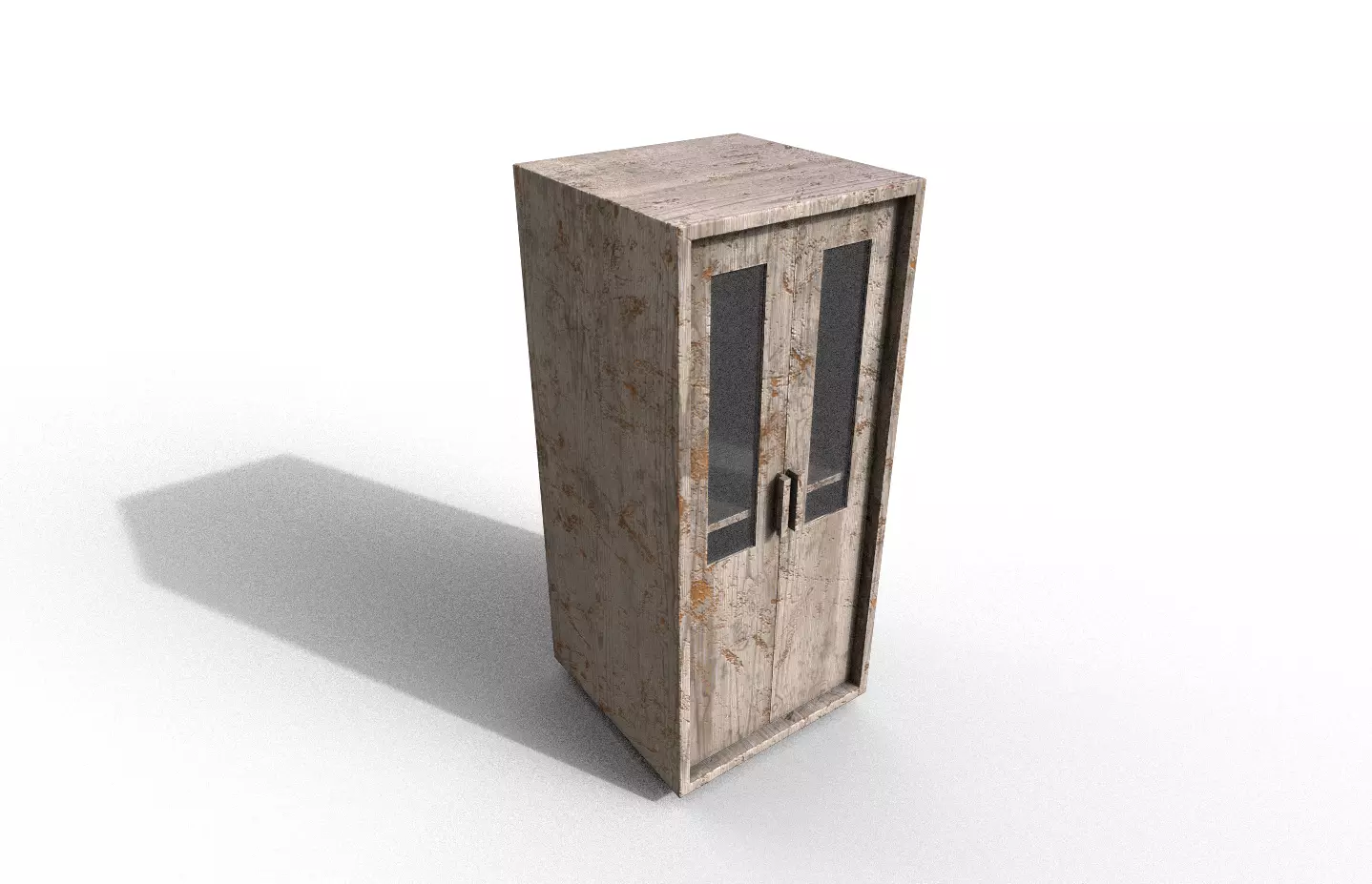 Old Modern Furniture 3D Model Terror Low-poly 3D model_0