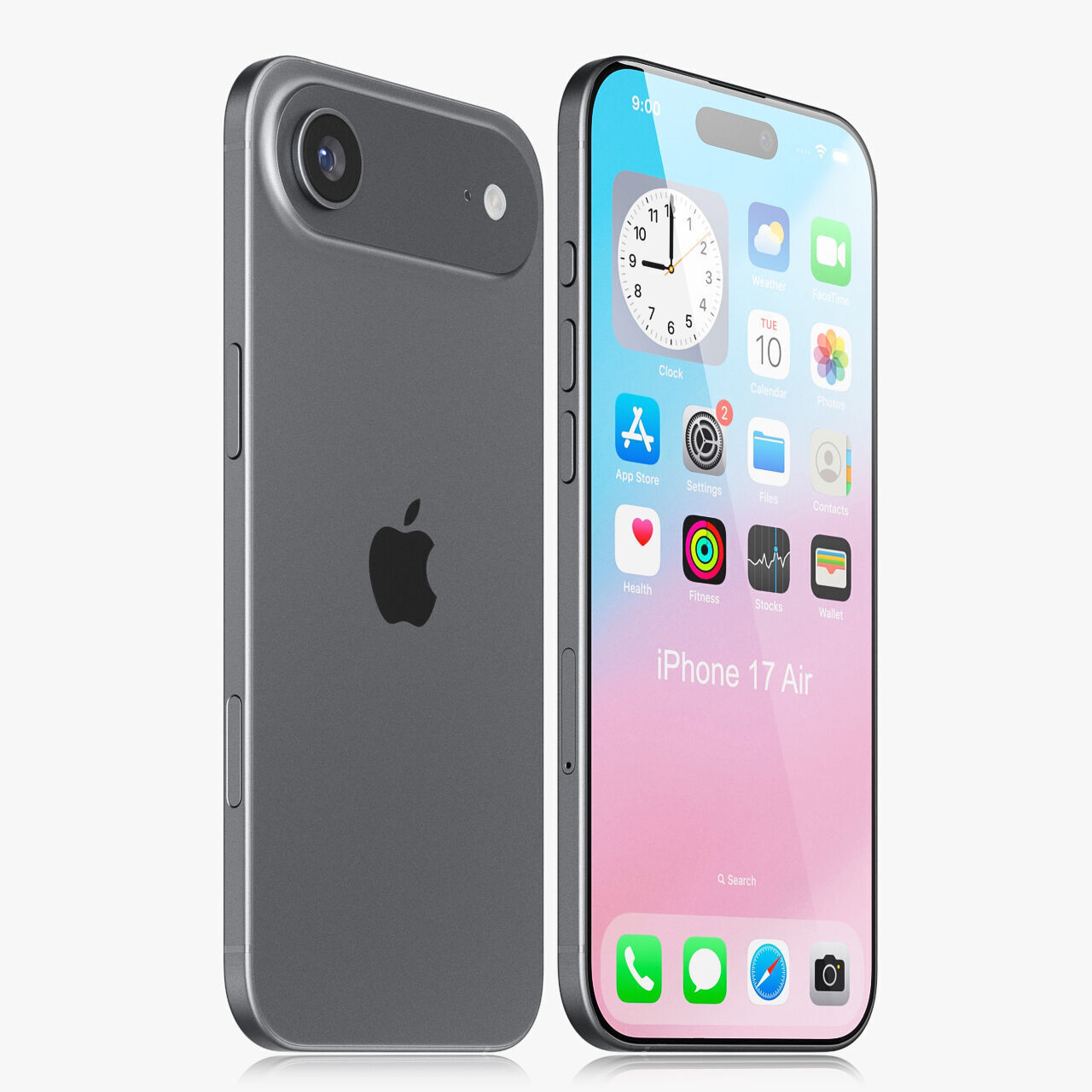 Apple iPhone 17 Air v3 3D model_1