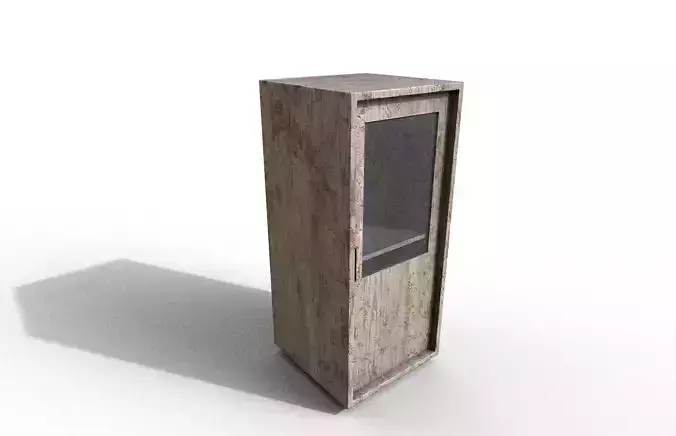Old Modern Furniture 3D Model Terror