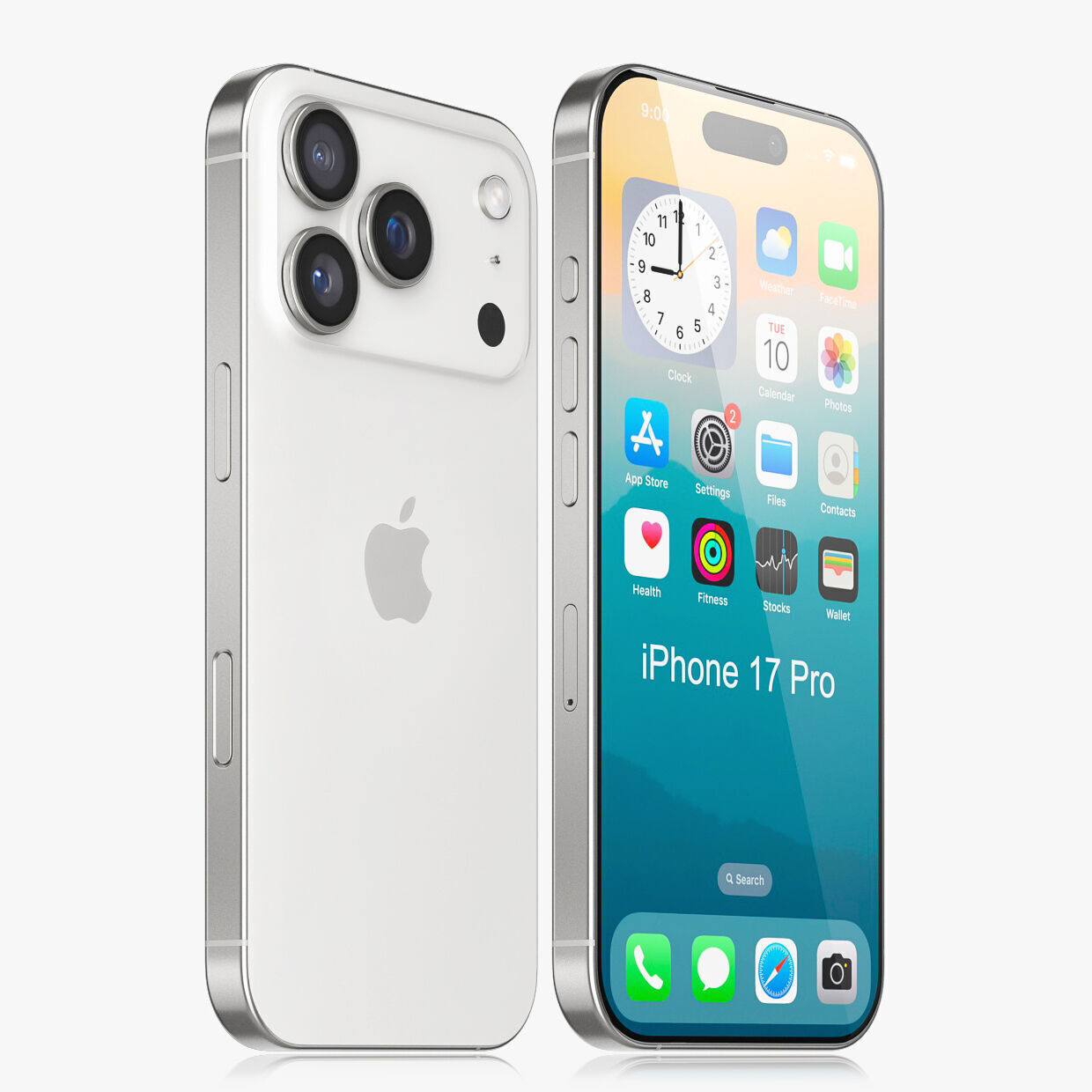 Apple iPhone 17 pro v1 3D model_1