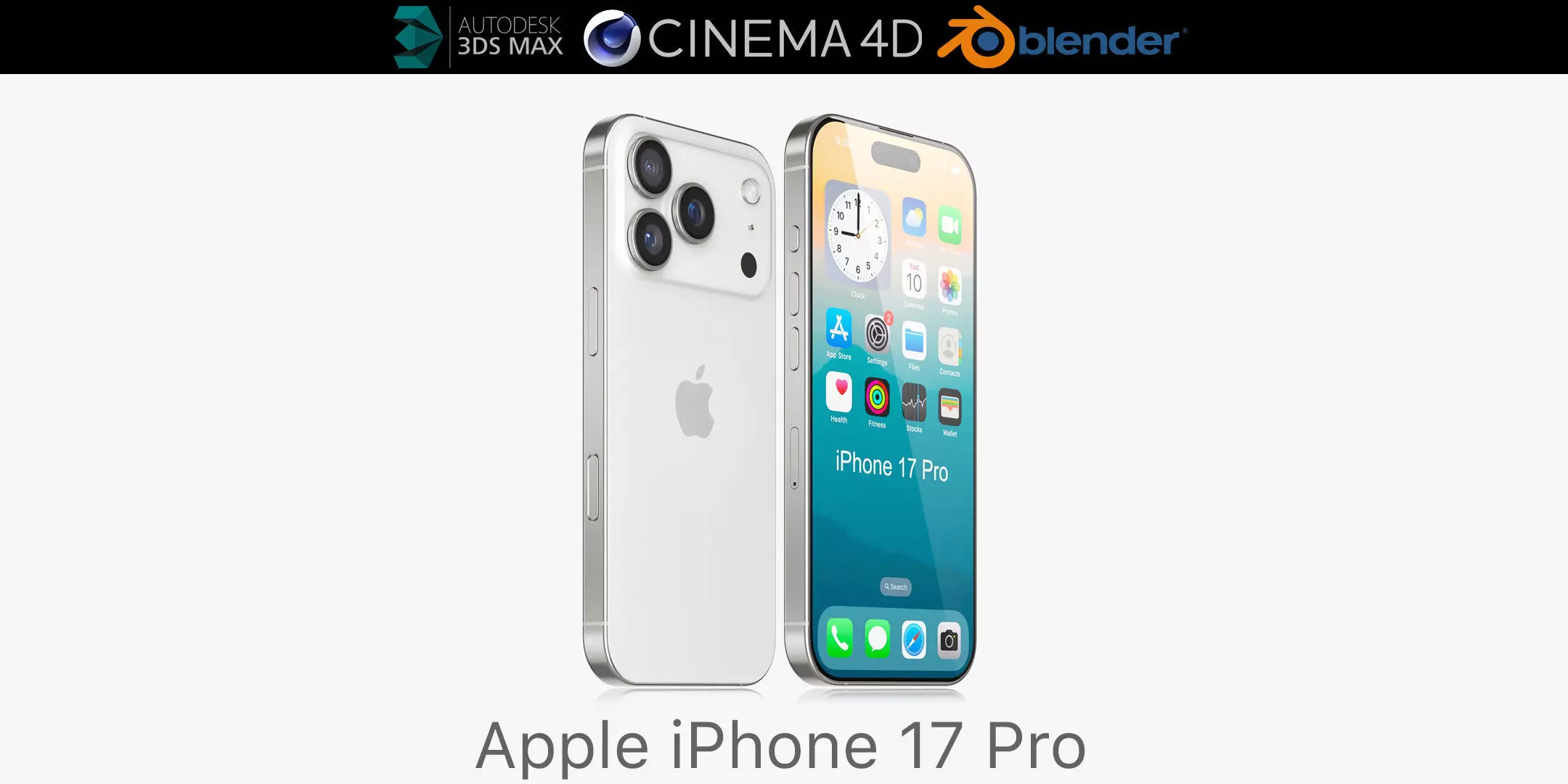Apple iPhone 17 pro v1 3D model_0
