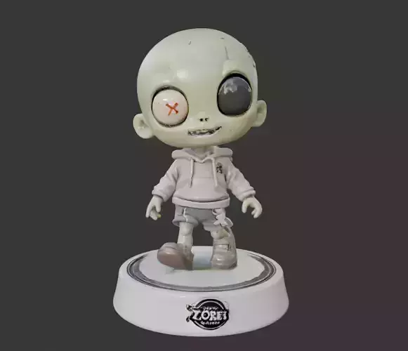 Cute Chibi Zombie with STL