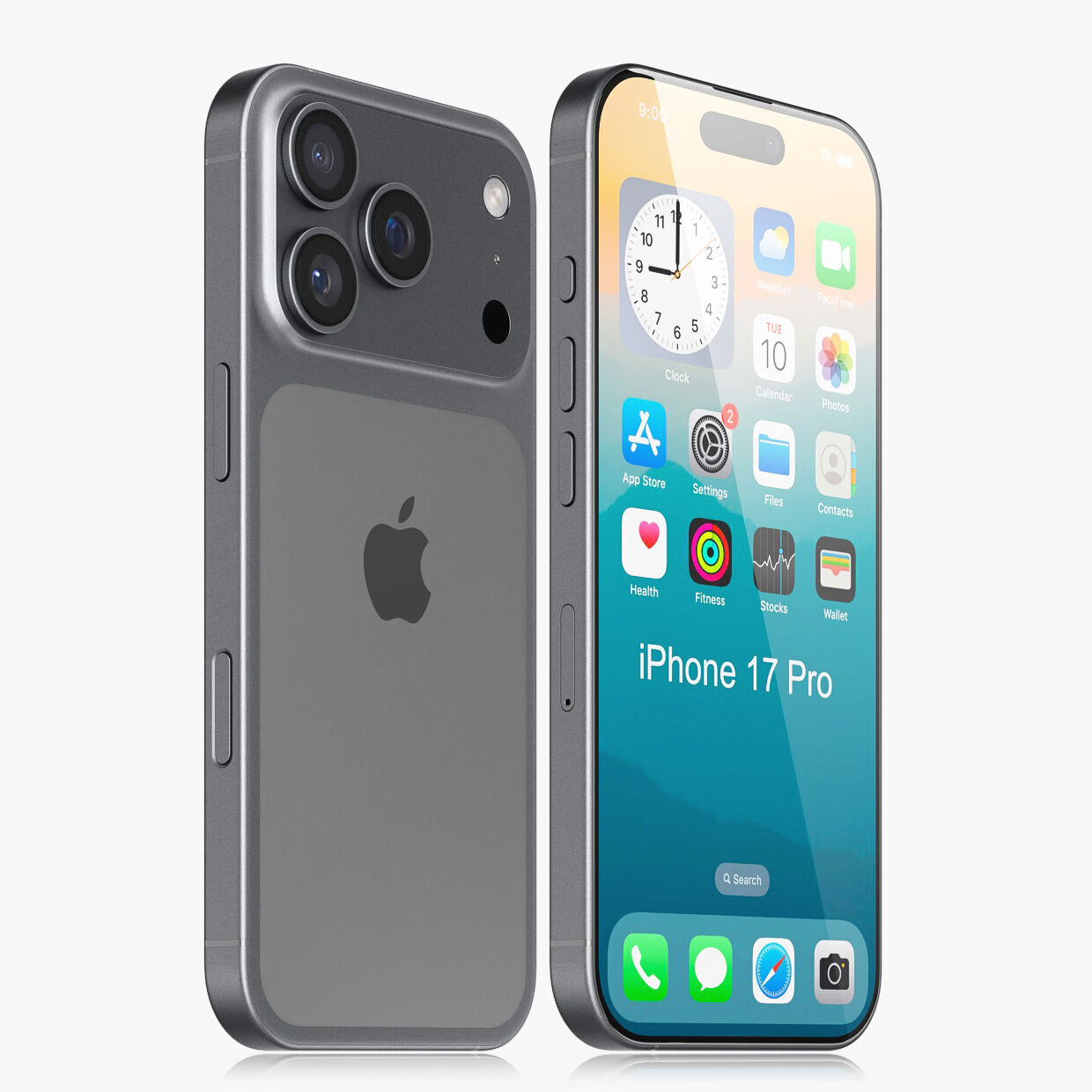 Apple iPhone 17 pro v2 3D model_1