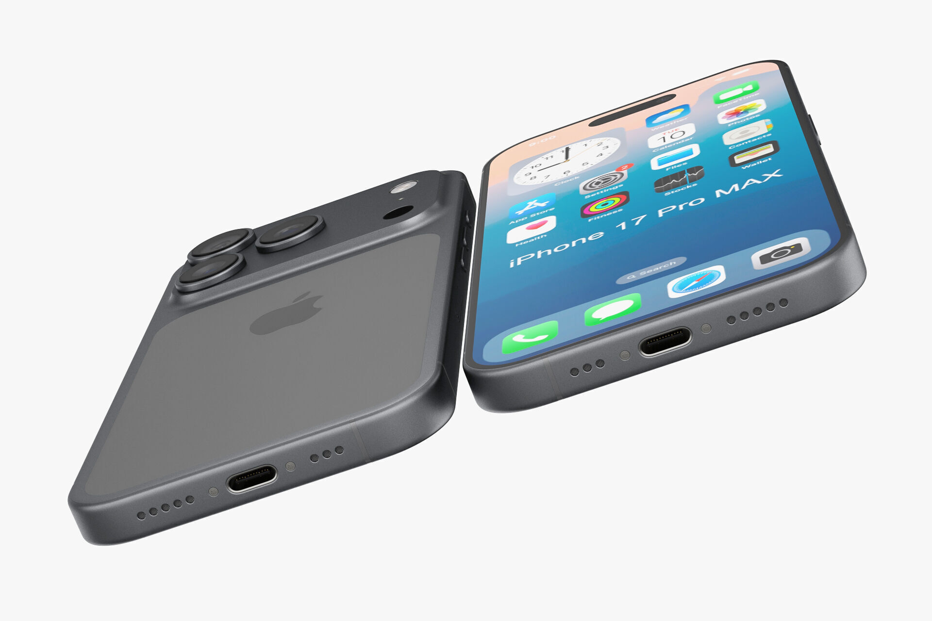 Apple iPhone 17 pro v2 3D model_4