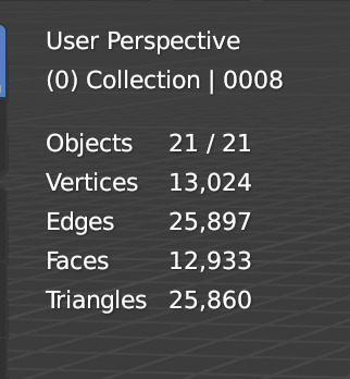 Gaming Chair Low-poly 3D model_3
