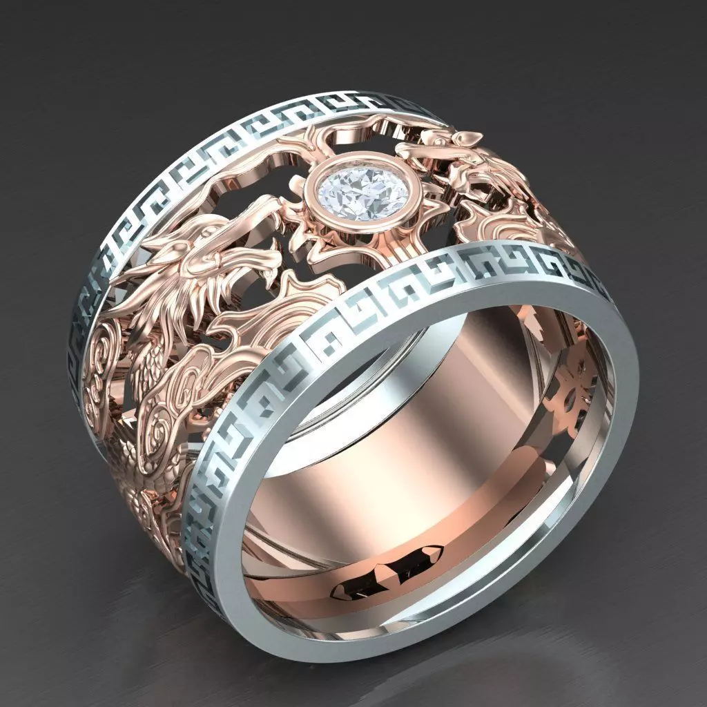 Super Sale Man Ring Jewelry 3MR089 3D print model