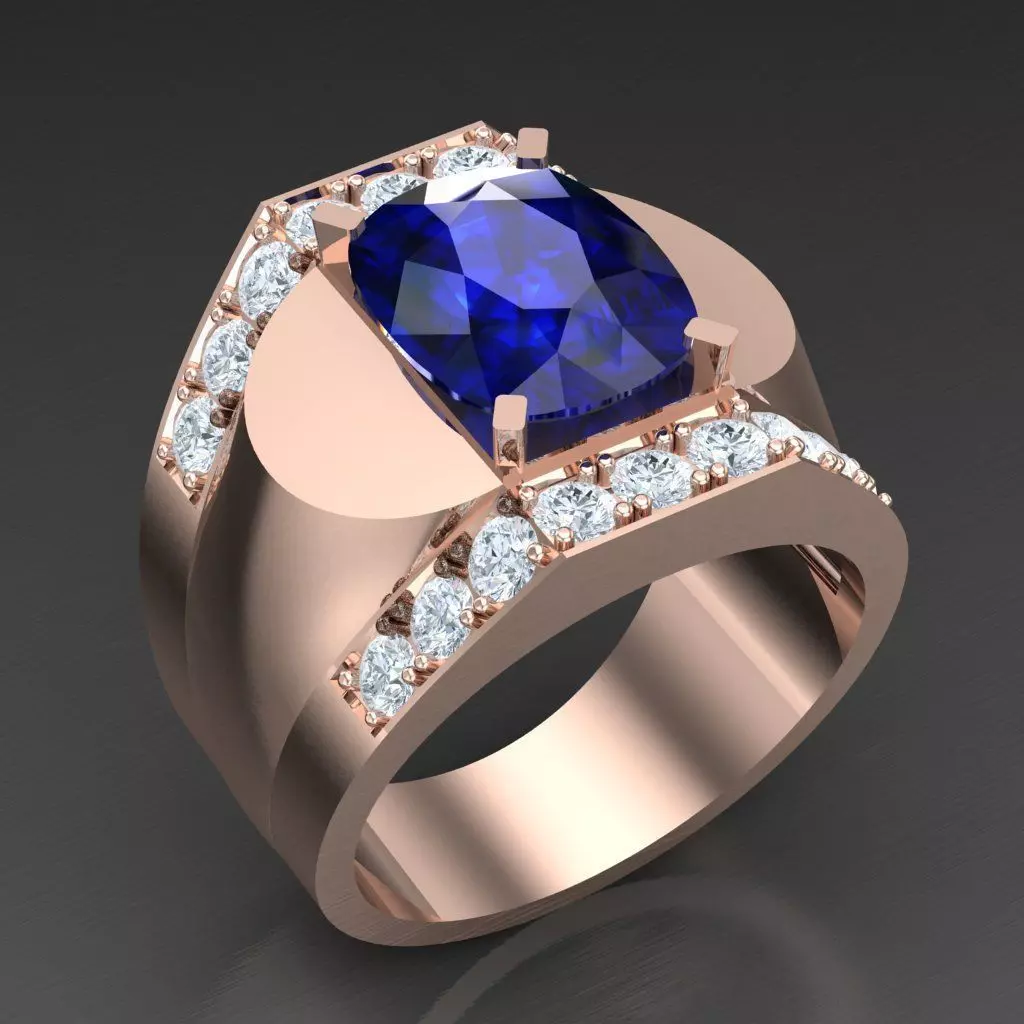 Super Sale Man Ring Jewelry 3MR085 3D print model