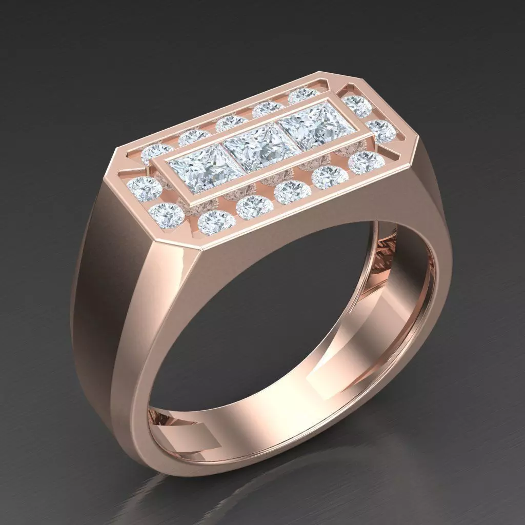 Super Sale Man Ring Jewelry 3MR081 3D print model