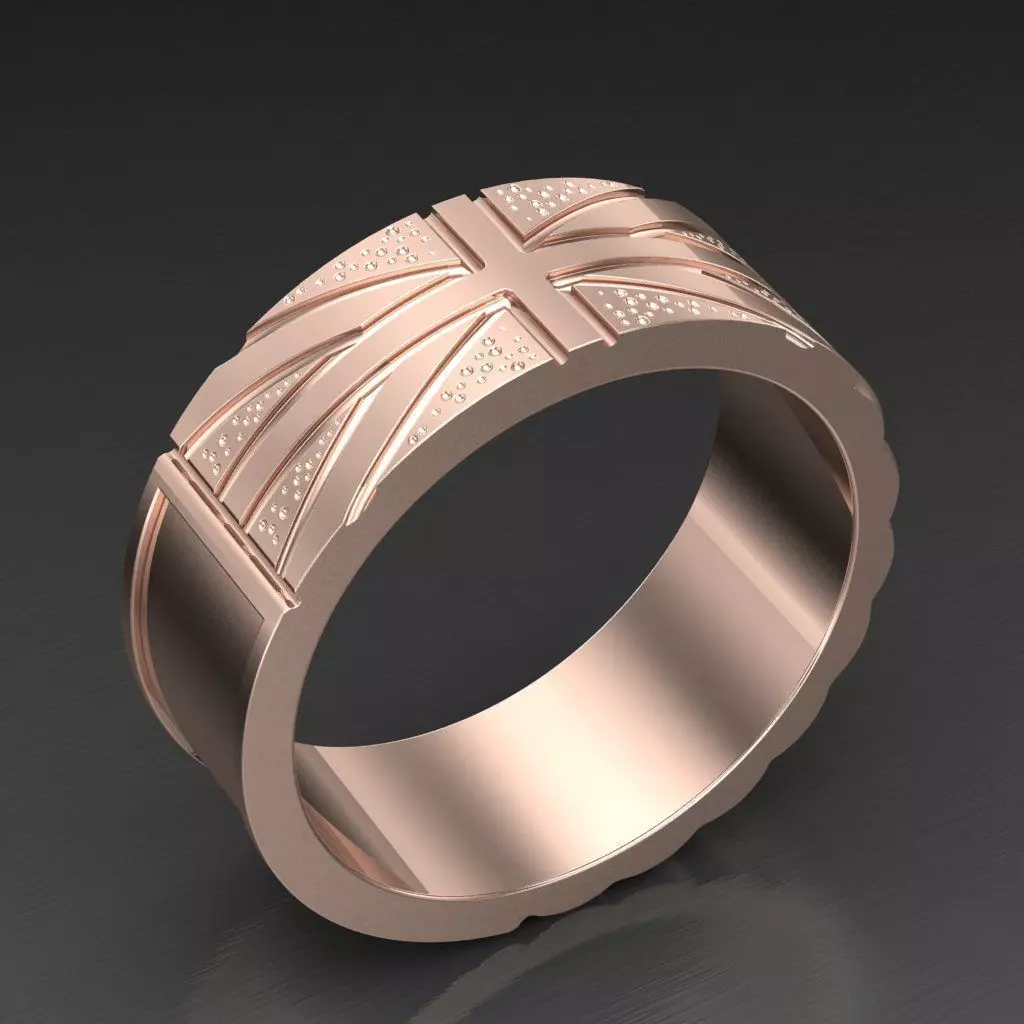 Super Sale Man Ring Jewelry 3MR080 3D print model