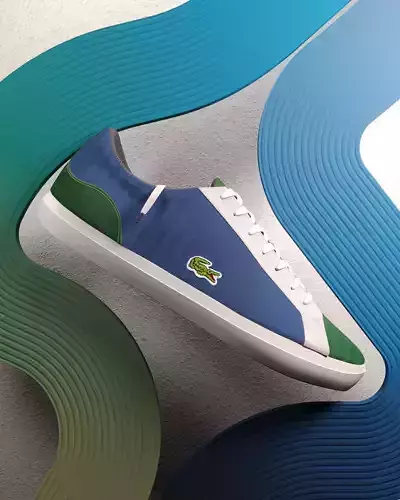 3D Sneaker Product Render Template   Scene MAX CORONA