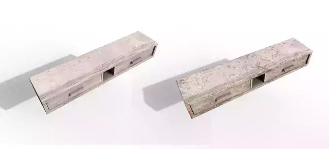 Pack 2 Modern Furniture 3D Model