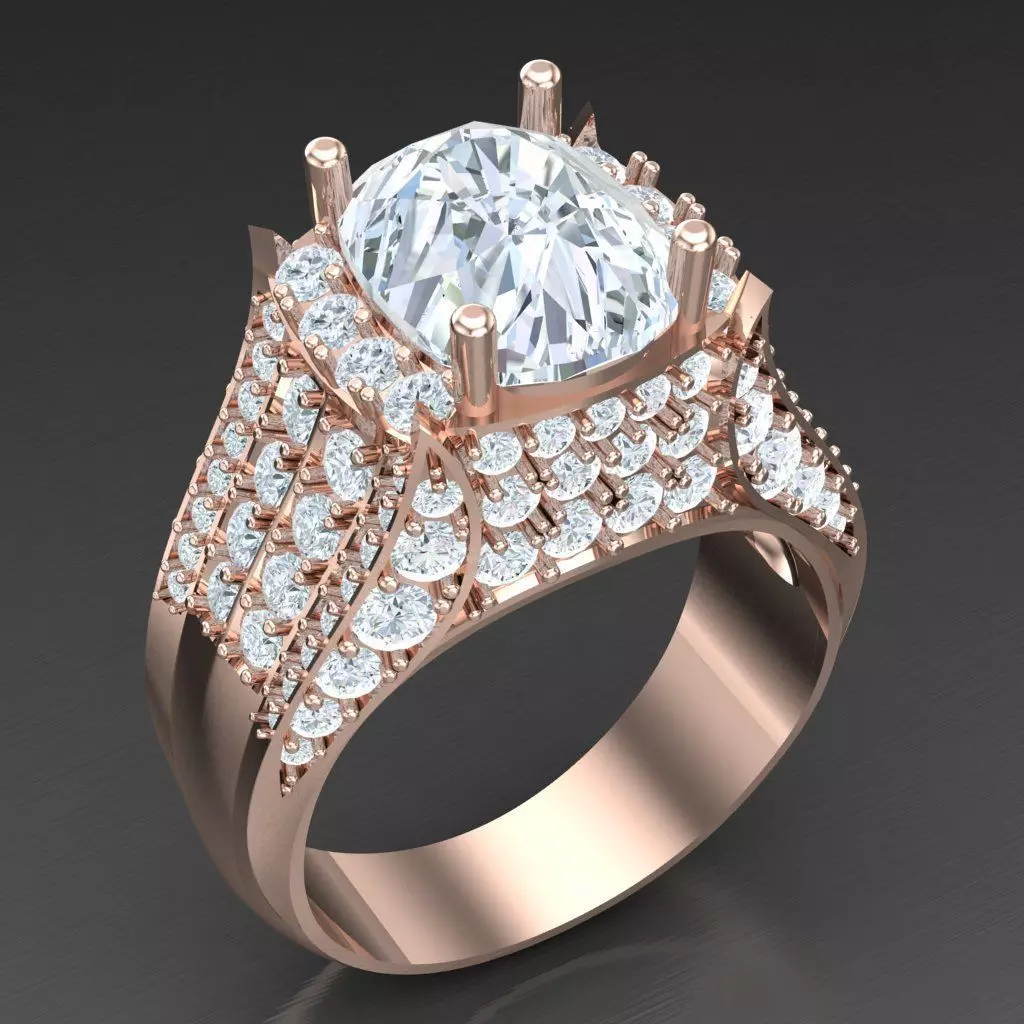 Super Sale Man Ring Jewelry 3MR073 3D print model