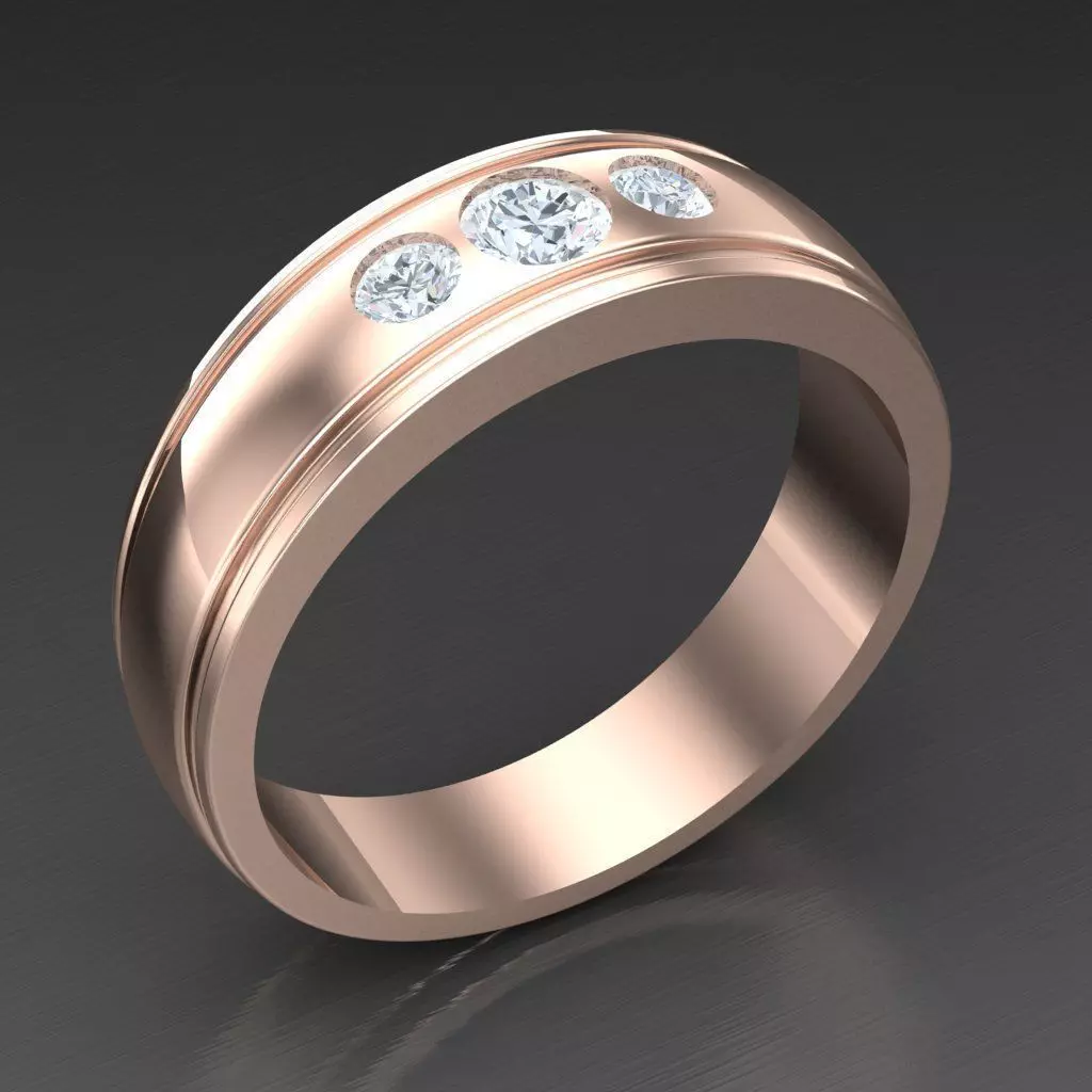 Super Sale Man Ring Jewelry 3MR070 3D print model