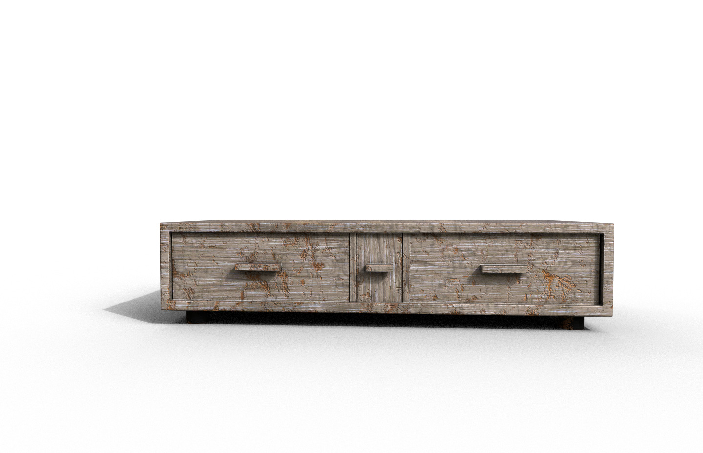 Old Modern Furniture 3D Model Terror Low-poly 3D model_1