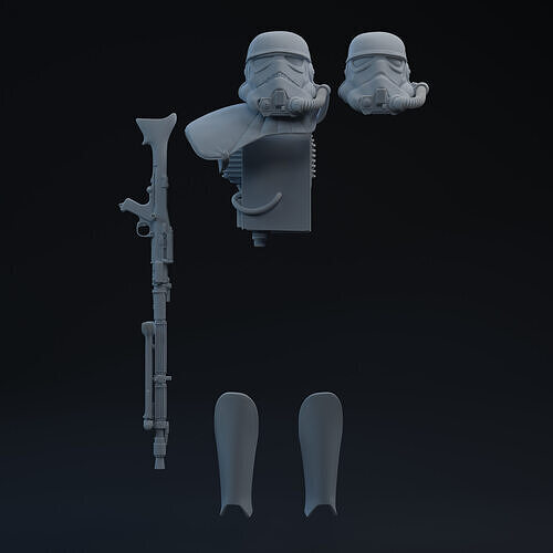 Magma Trooper One-Twelfth Scale Printable Files 3D print model