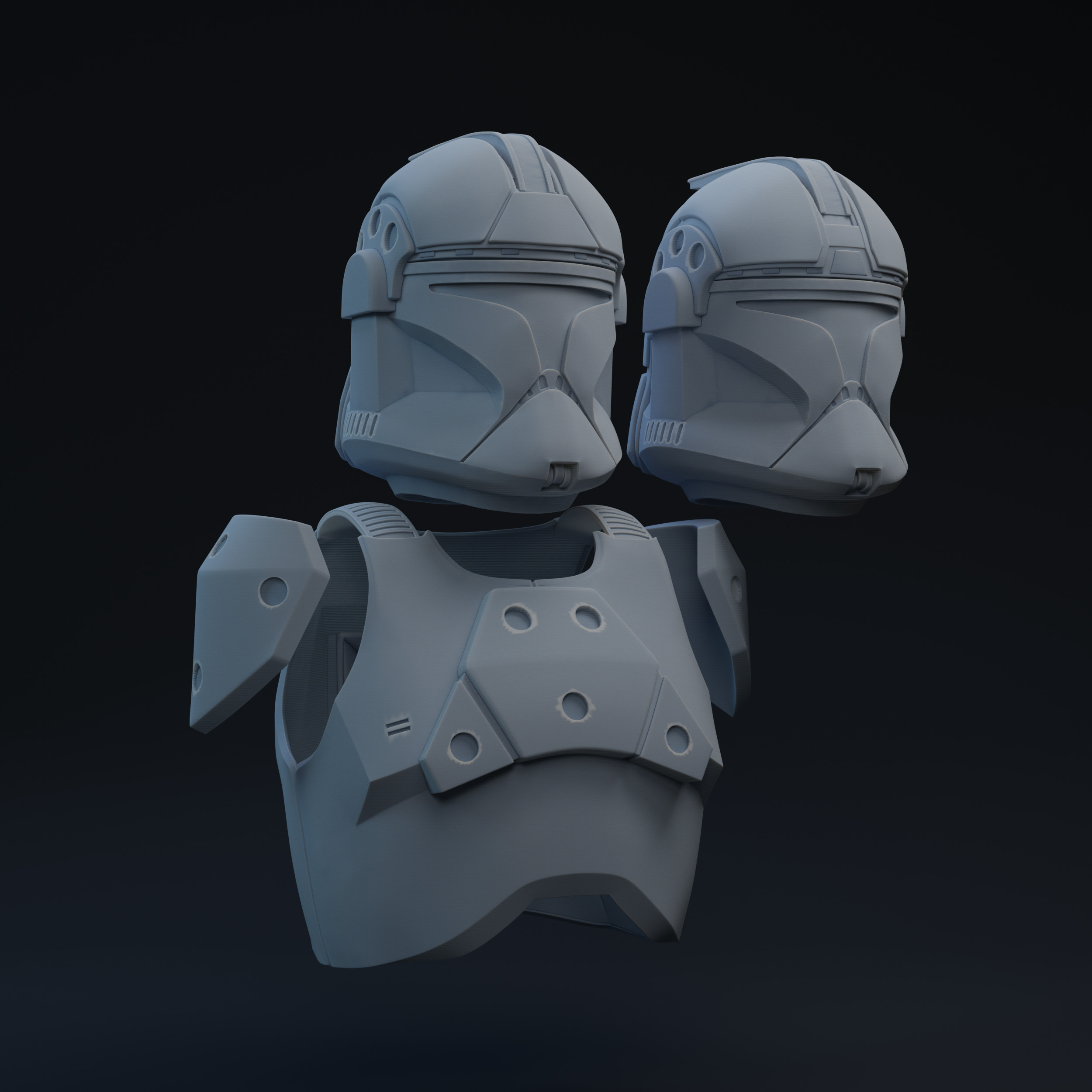 P1 Clone Tank Driver One-Twelfth Scale Printable Kit 3D print model_1