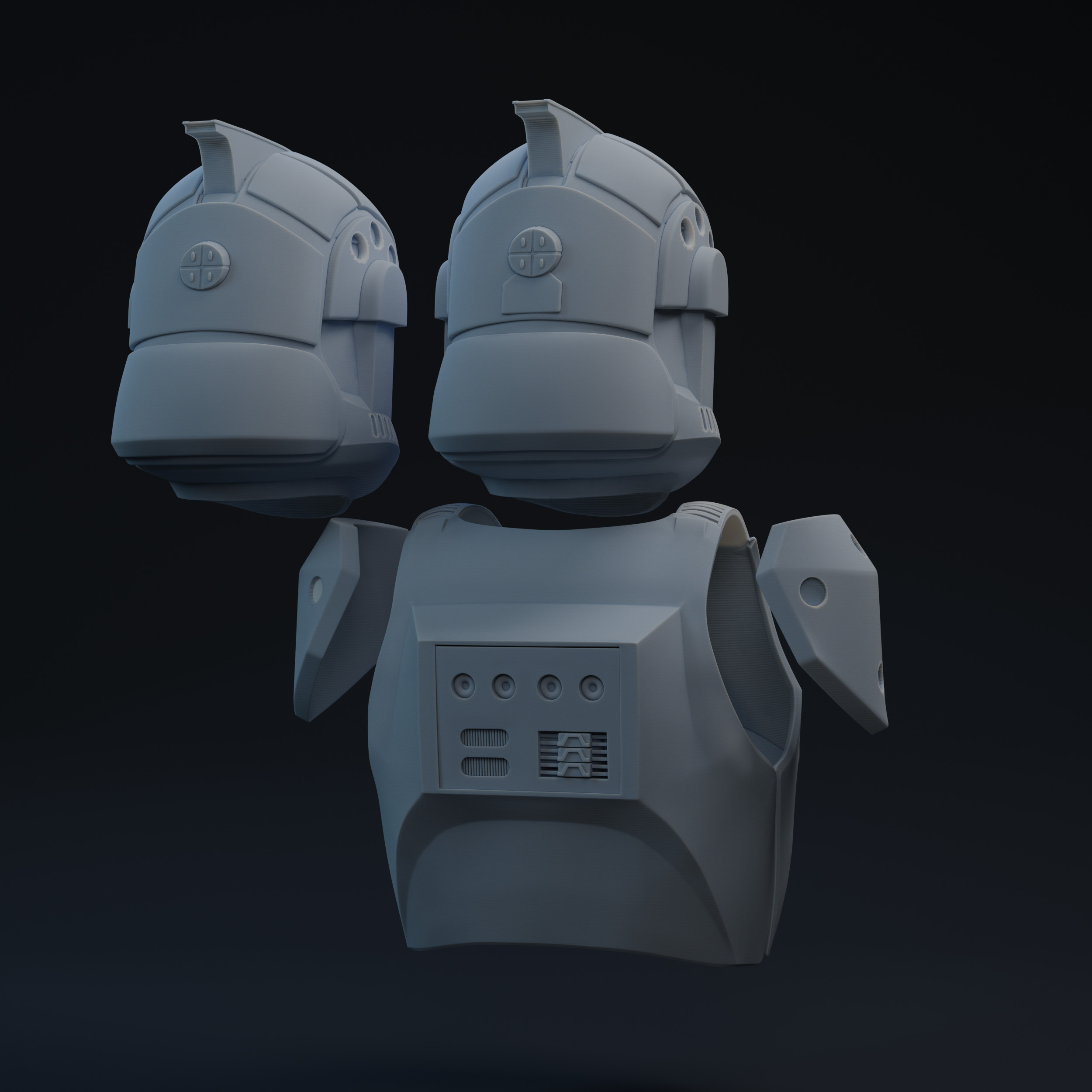 P1 Clone Tank Driver One-Twelfth Scale Printable Kit 3D print model_2