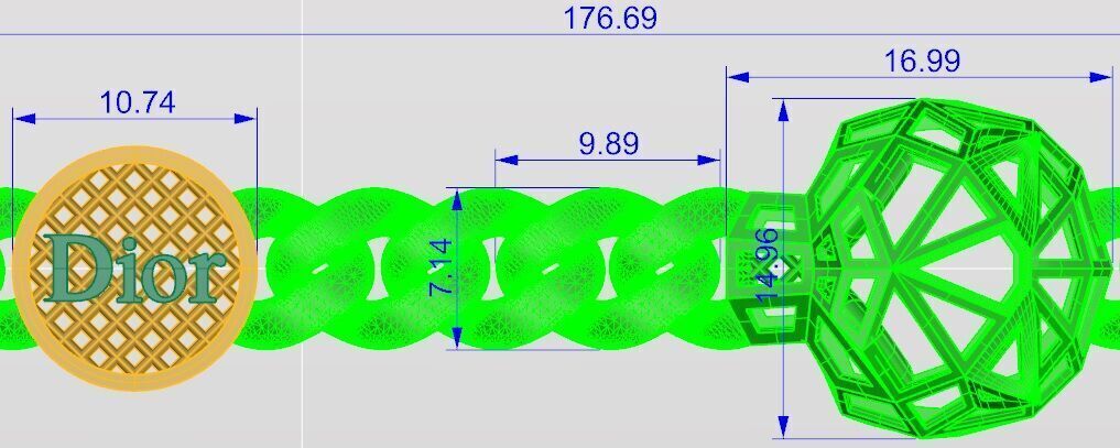 Cuban Chain-Description-Check 3D print model_50