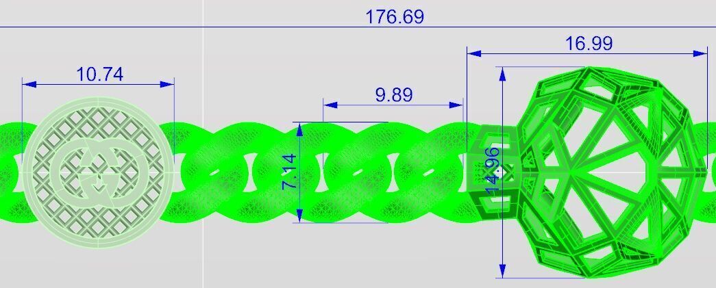Cuban Chain-Description-Check 3D print model_26