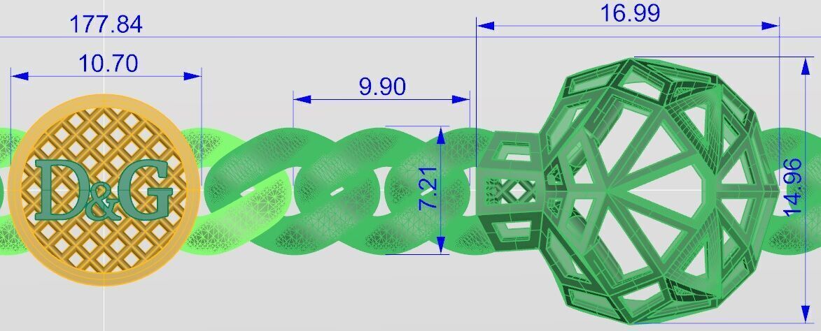 Cuban Chain-Description-Check 3D print model_18