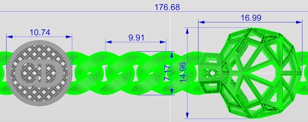 Cuban Chain-Description-Check 3D print model_24