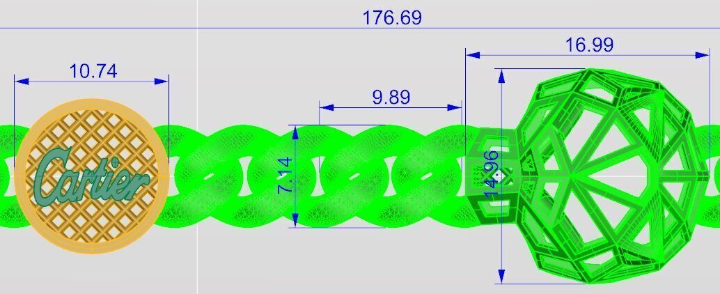 Cuban Chain-Description-Check 3D print model_40
