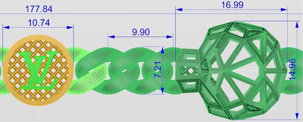 Cuban Chain-Description-Check 3D print model_2