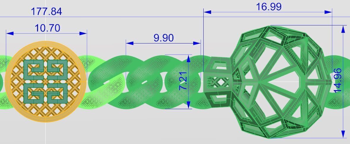 Cuban Chain-Description-Check 3D print model_12