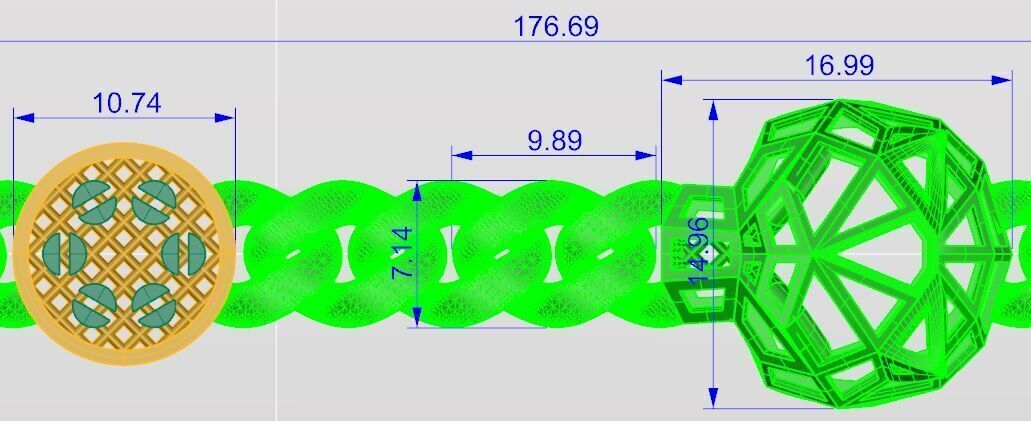 Cuban Chain-Description-Check 3D print model_44