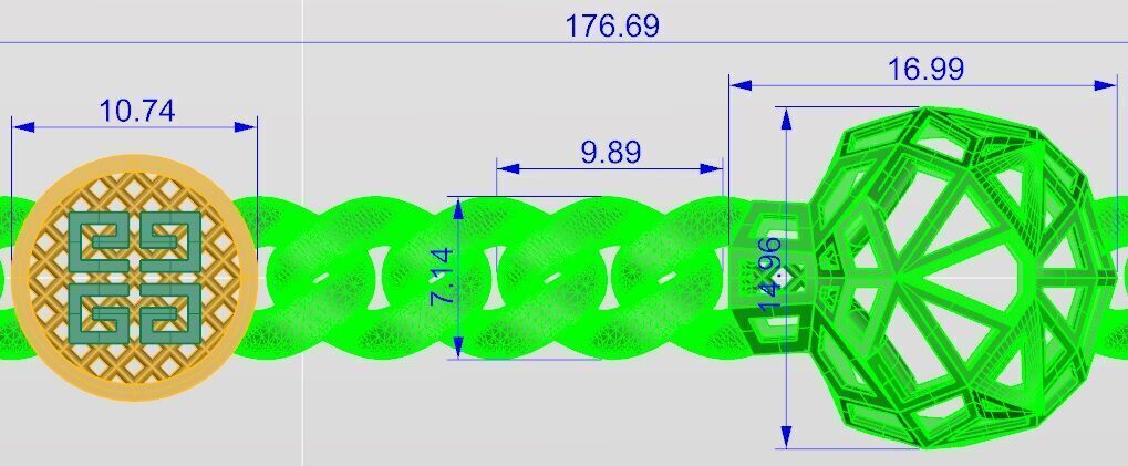 Cuban Chain-Description-Check 3D print model_42