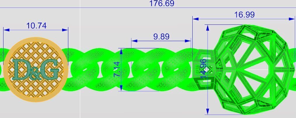 Cuban Chain-Description-Check 3D print model_48
