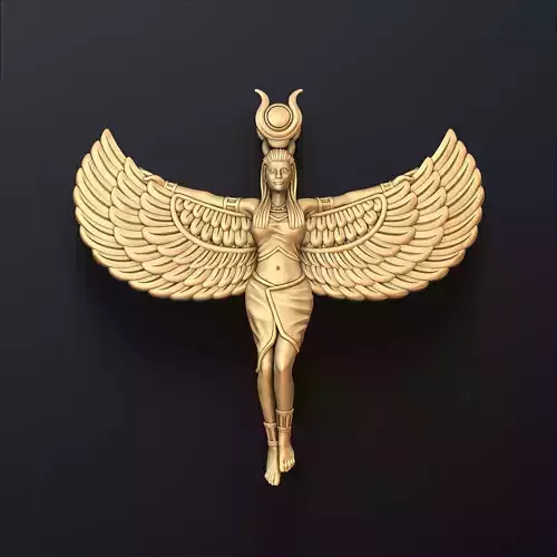 Isis Egyptian Goddess Pendant