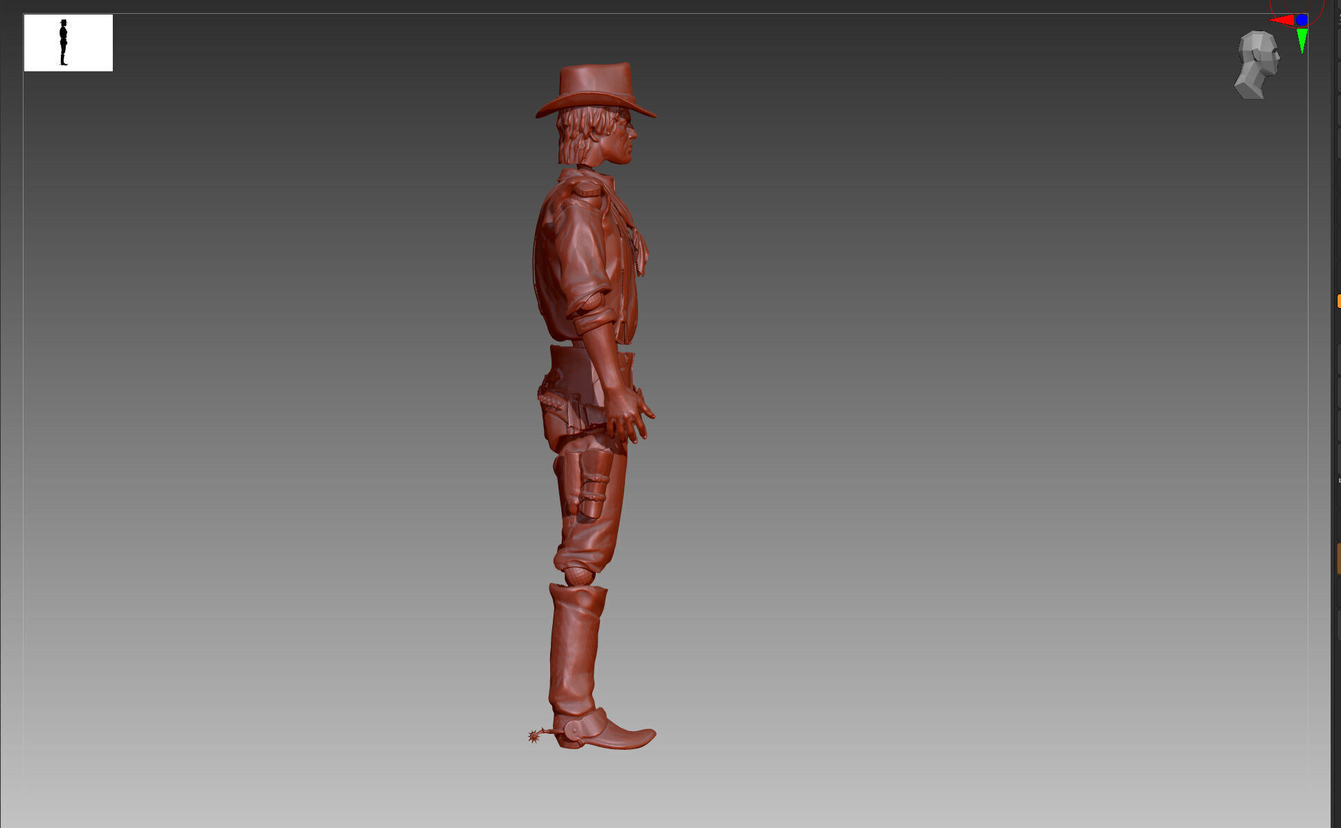 Arthur Morgan Red Dead Redemption 2 Action Figure STL and OBJ 3D print model_7
