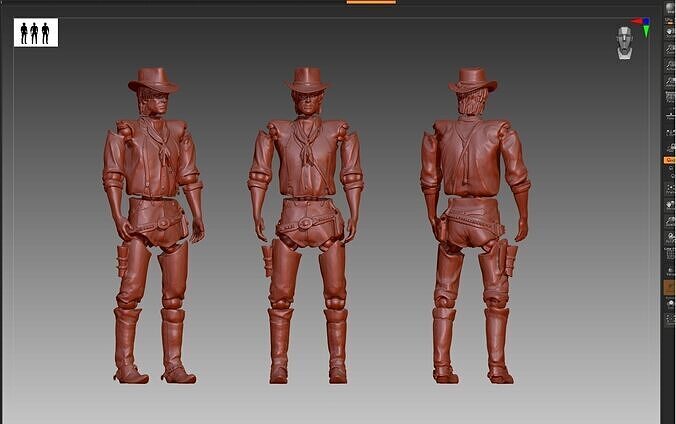 Arthur Morgan Red Dead Redemption 2 Action Figure STL and OBJ 3D print model